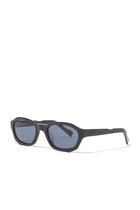 نظارة شمسية إس يو بي 004 بعدسات زرقاء شفافة